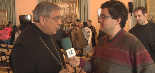Francesc Pardo, quan Ràdio Calella TV el va entrevistar a Montserrat