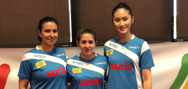 Gabi Feher, Alba Fernández i Sofia Xuan Zhang han estat les jugadores del Suris