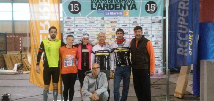 Participants calellencs a la Marató de muntanya l'Ardenya