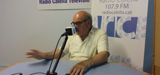 Jordi Sans, ahir a Ràdio Calella