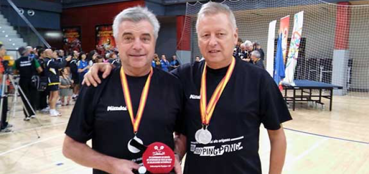Font i Puig, subcampions d'Espanya de tennis taula a la categoria veterans