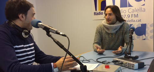 Yannis Papangeli durant l'entrevista a l'InfoMigdia