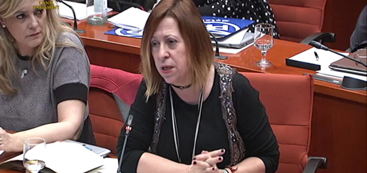 Candini interverint en la sessió de debat sobre el projecte de llei de pressupsotos del 2017
