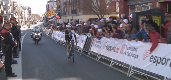 Arribada de l'edició 2013 de la Volta Ciclista a Catalunya