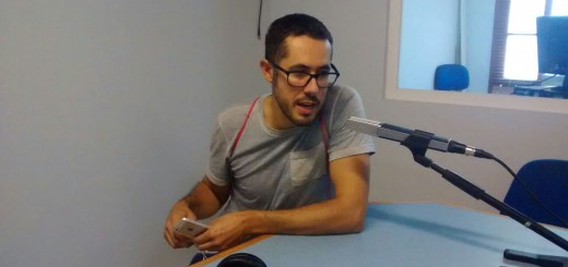 Xavier Ponsdomènech durant l'entrevista a l'InfoMigdia Especial 1-O