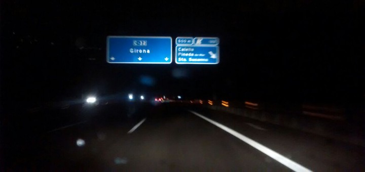 Autopista C-32, sortida de Calella
