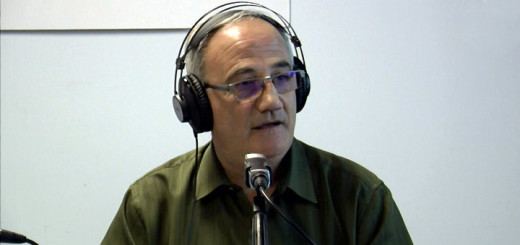 Josep Miracle als estudis de Ràdio Calella TV