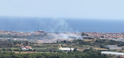 Incendi urbà Malgrat de Mar (Foto: ADF)
