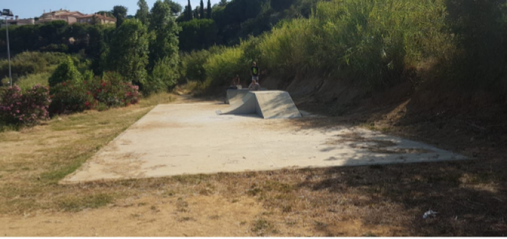 Imatge de l'actual skate park de La Muntanyeta
