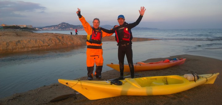 Jaume Planas i Ernest Matas completaran en caiac els 34 quilòmetres de la sisena etapa