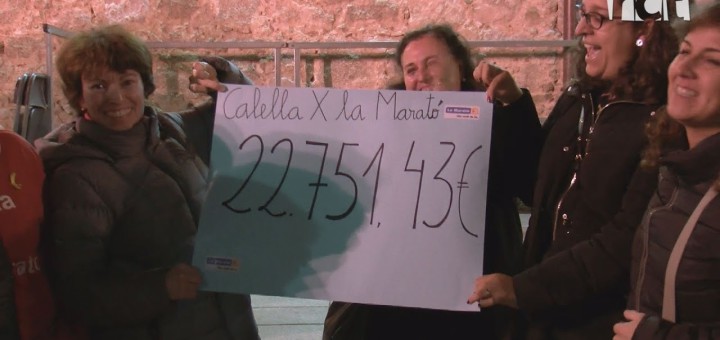 [Vídeo] Calella x La Marató recapta 22.751,43 euros per a la investigació de les malalties minoritàries