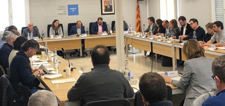 Reunió del Consell d’Alcaldes i Alcaldesses, ahir a Mataró