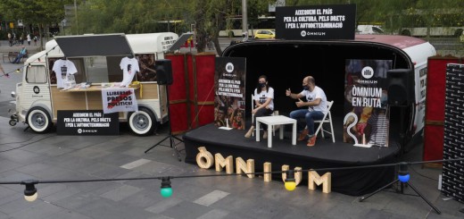 El vicepresident d'Omnium, Marcel Mauri, durant la presentació de la campanya d'estiu de l'entitat