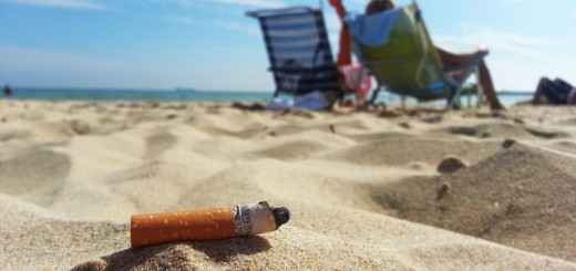 fumar a la platja