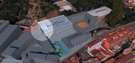 L’avantprojecte d’aparcament de Can Saleta preveia que la construcció estigués a tocar del recinte hospitalari