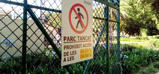 El Parc Dalmau estarà tancat a partir de mitjanit per evitar aglomeracions, seguint les indicacions del Govern català