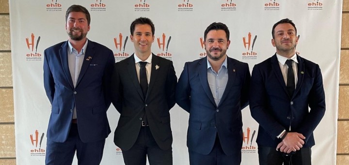 Juhé –el segon per l’esquerra– representarà les Illes Balears al campionat d’Espanya de sommeliers