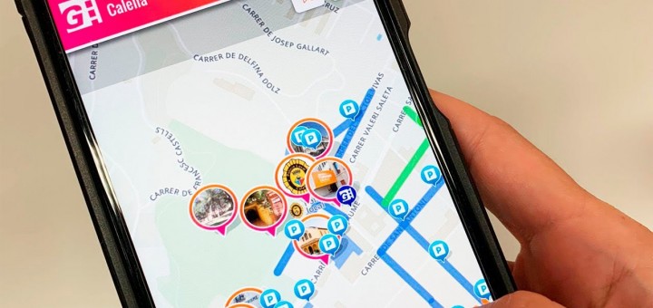 Gestvia activa un mapa interactiu per localitzar les zones d’aparcament més pròximes