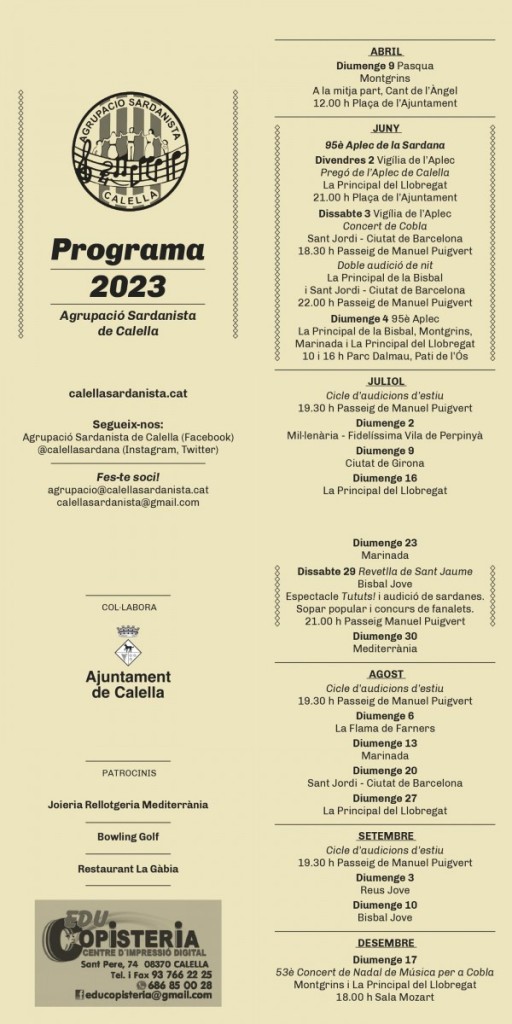 PROGRAMA AS2023