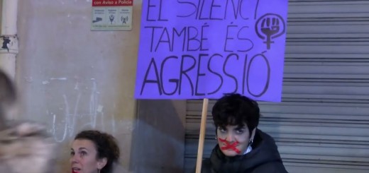 Manifestació silenciosa contra les pressumptes agressions de Deprius