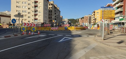 S’acaben les restriccions de trànsit a la rotonda de la Riera Capaspre